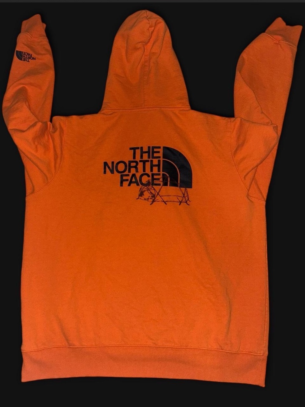 The North Face Orange Pullover Hoodie - Men's - Picture 3 of 8